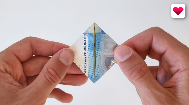 Geld-Origami Schiff